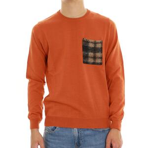 MAGLIA CON TASCHINO ARANCIO